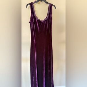 Elegant Purple Maxi Dress